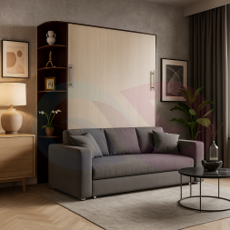 Шкаф-кровать трансформер с диваном Изи