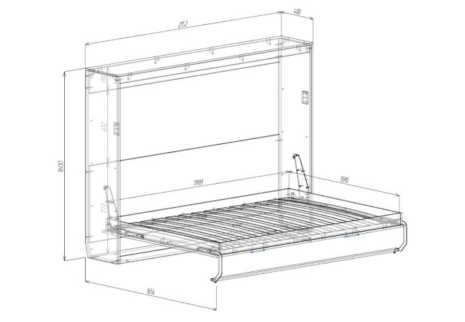 Шкаф-кровать трансформер Нэя