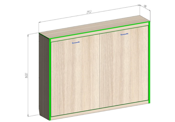 Шкаф-кровать трансформер Нэя