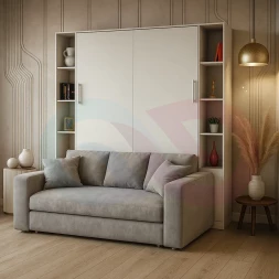 Шкаф-кровать трансформер с диваном Мэлми-2