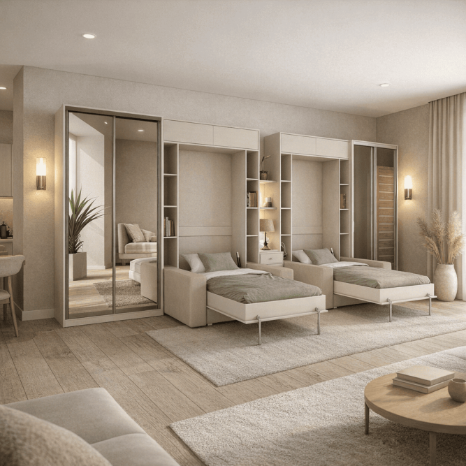 Шкаф-кровать трансформер Лига