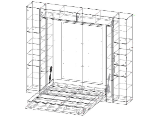 Шкаф-кровать трансформер Витта