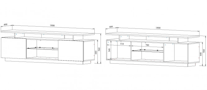 Тумба под тв Морена