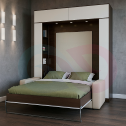 Шкаф-кровать трансформер с диваном Кремина