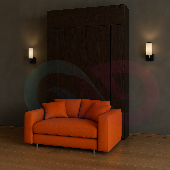 Шкаф-кровать трансформер с креслом Прайм