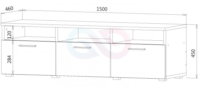 Тумба под тв Констанция
