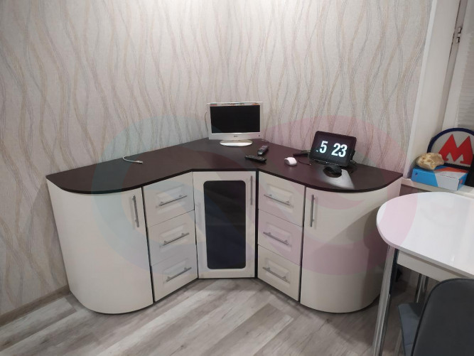 Угловой радиусный комод Эллизиум