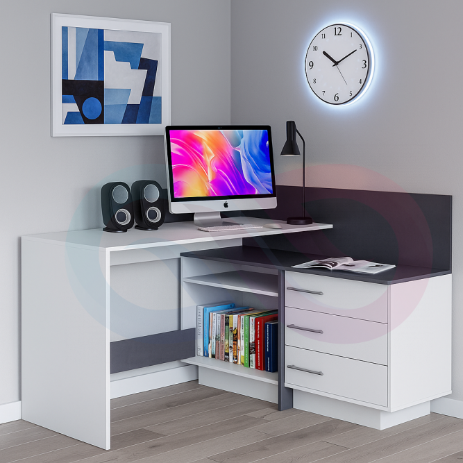 Угловой письменный стол Оми