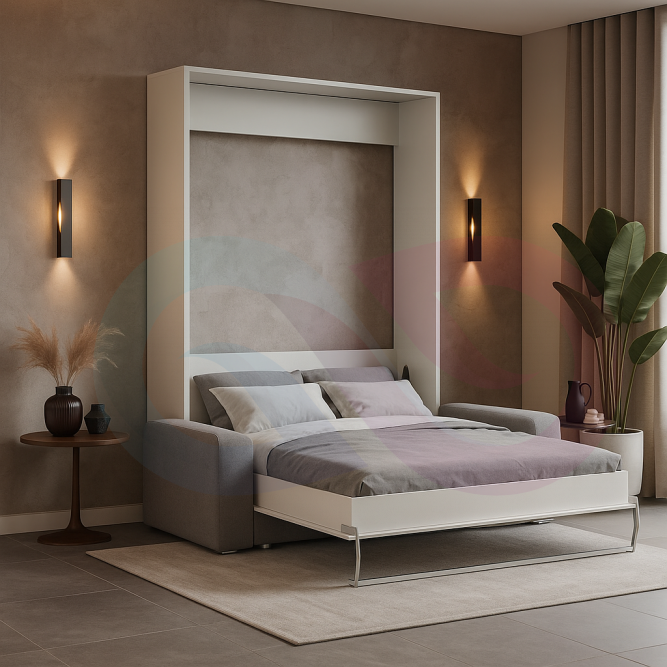 Шкаф-кровать трансформер с диваном Флай