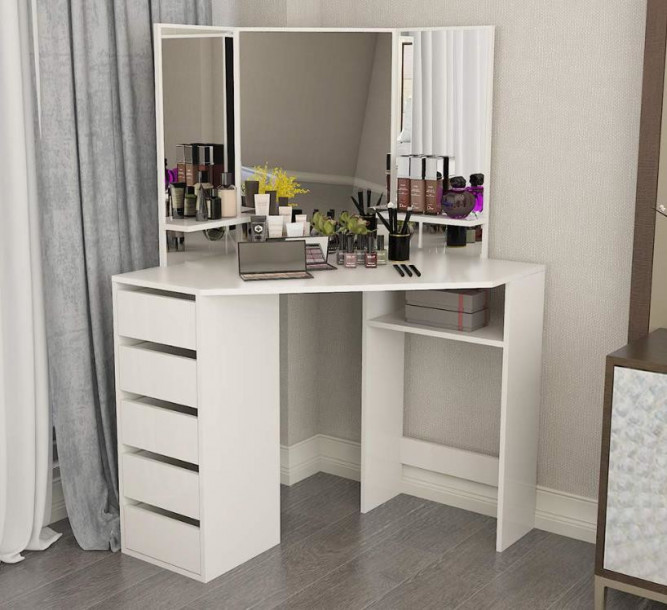 Угловой туалетный столик Элеганса