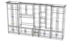 Стенка для гостиной Глори