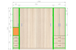 Шкаф-кровать трансформер Айви