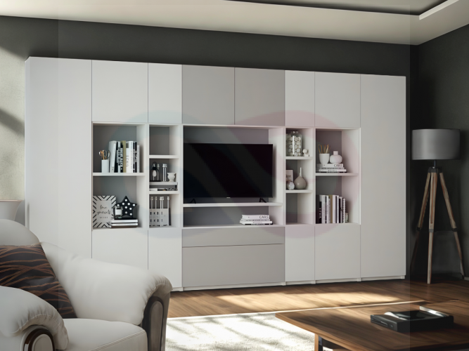 Стенка в гостиную Аполло