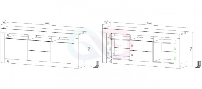 Тумба под тв Арчи