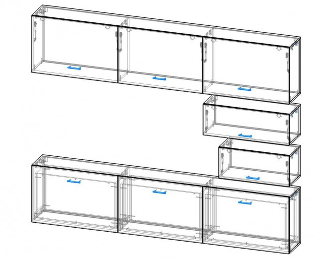 Стенка в гостиную Лацио