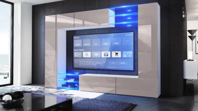 Стенка в гостиную Мираж