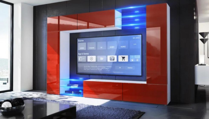 Стенка в гостиную Мираж