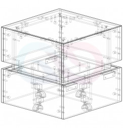 Журнальный столик Квадро