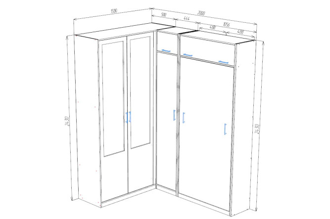 Шкаф-кровать Фрост