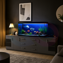 Тумба под ТВ или аквариум Нова